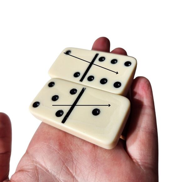 Pressman Double 12 Dominoes 91 Tiles Tournament Edition Vtg 90s Vinyl Case - Picture 2 of 12